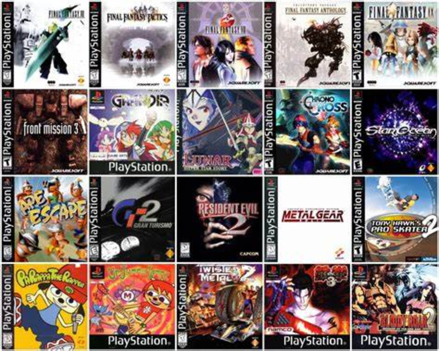 Playstation 1 Games