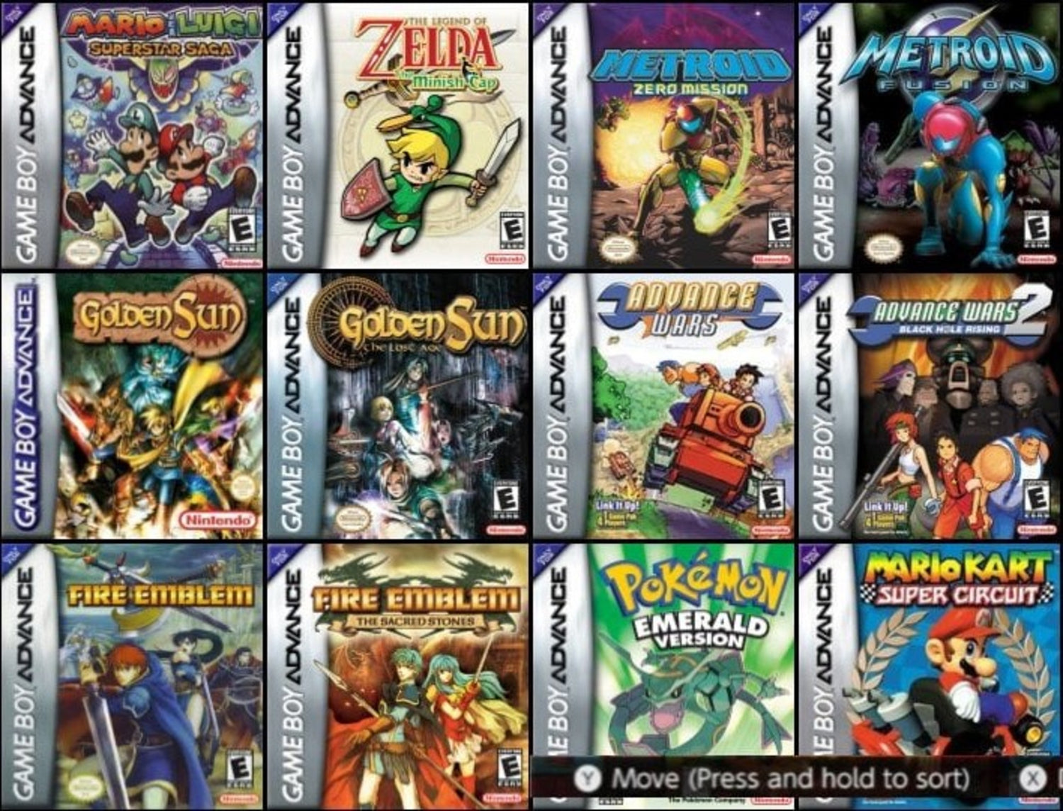 Gameboy Advanced Games