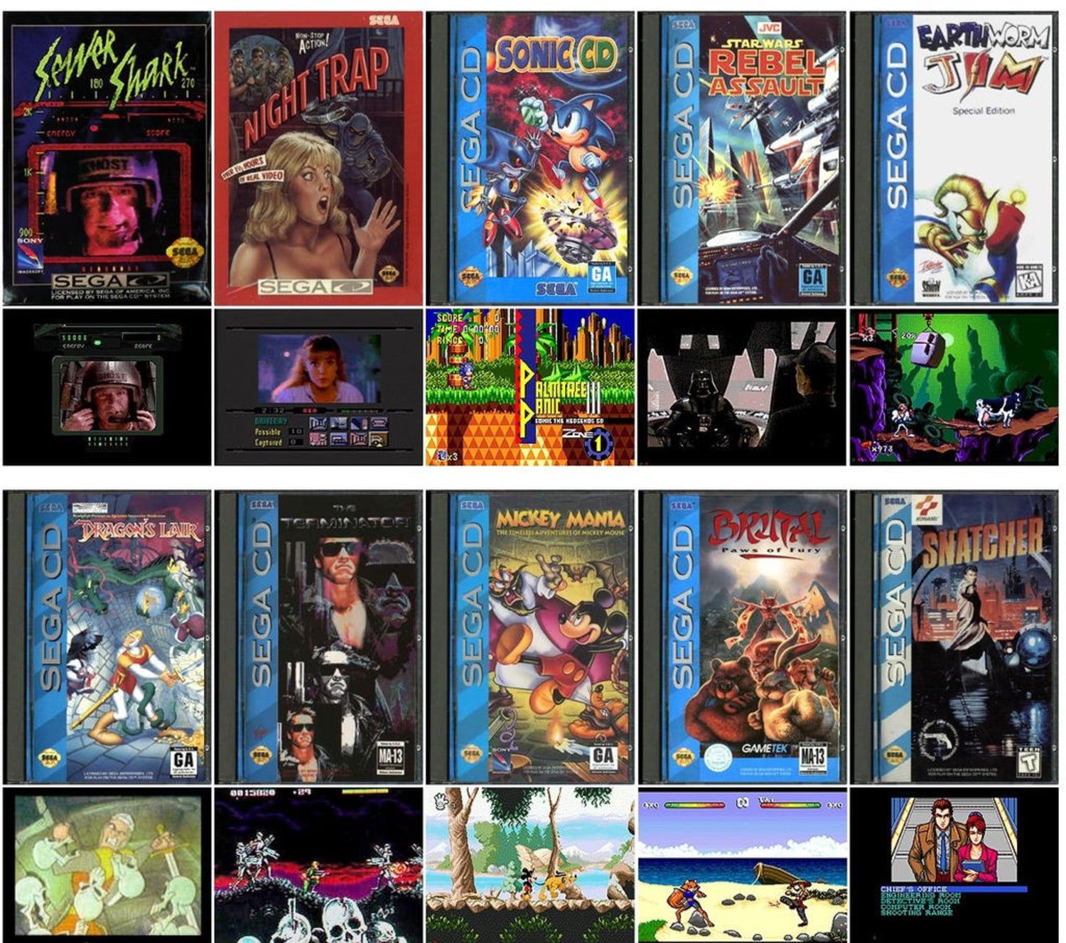 Sega CD Games