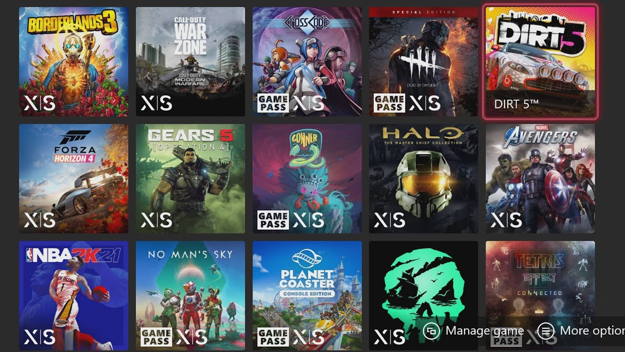 Xbox Series X/S Games