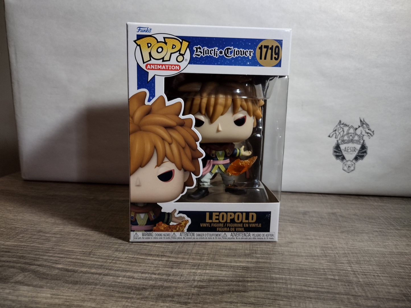 Black clover Funko Pop! #1718-#1722 ships with protectors