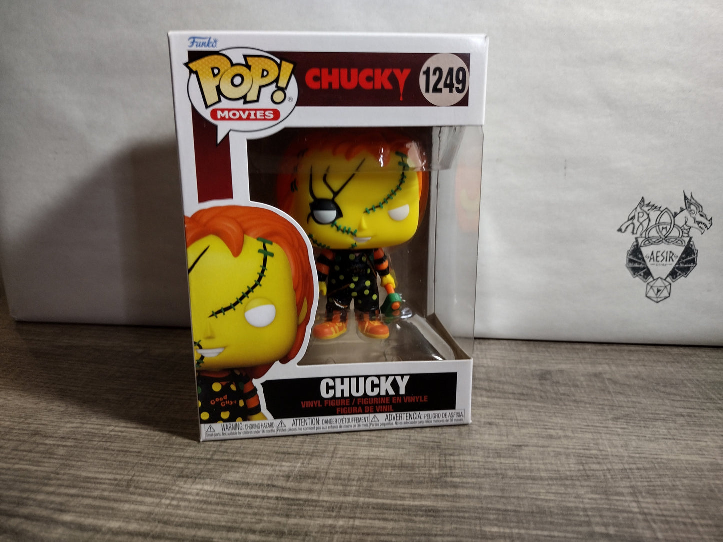 Chucky and Good Guy Chucky Funko Pop! #1589 & #1249 with protectors