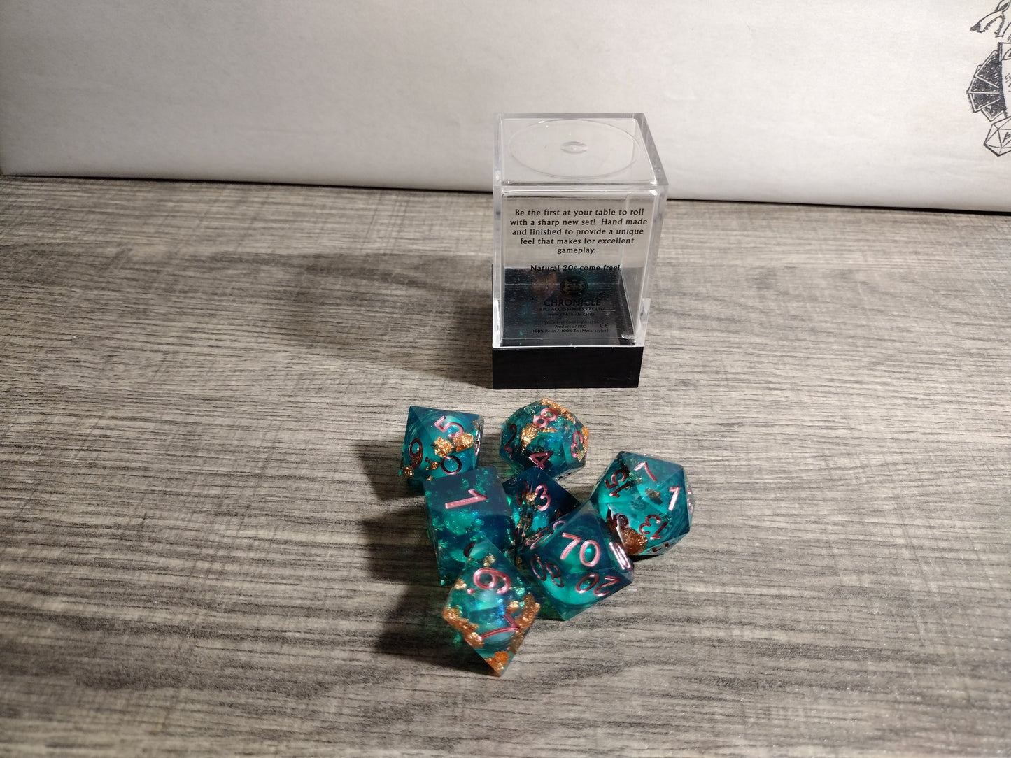 Chronicle RPG Accessories: 7CT Liquid Core Polyhedral Dice Set