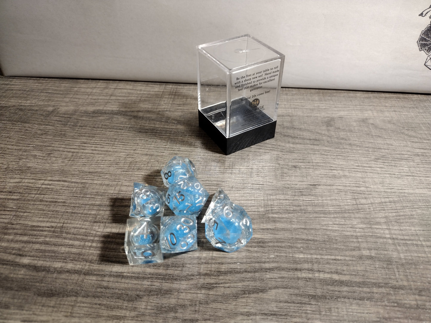 Chronicle RPG Accessories: 7CT Liquid Core Polyhedral Dice Set