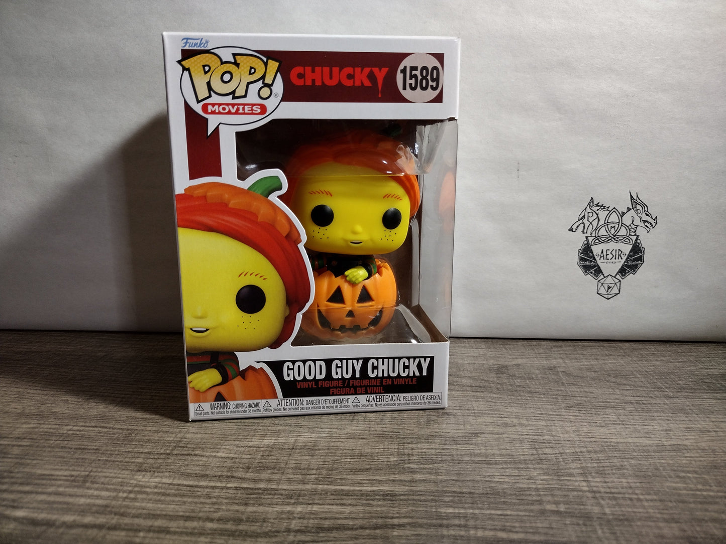 Chucky and Good Guy Chucky Funko Pop! #1589 & #1249 with protectors