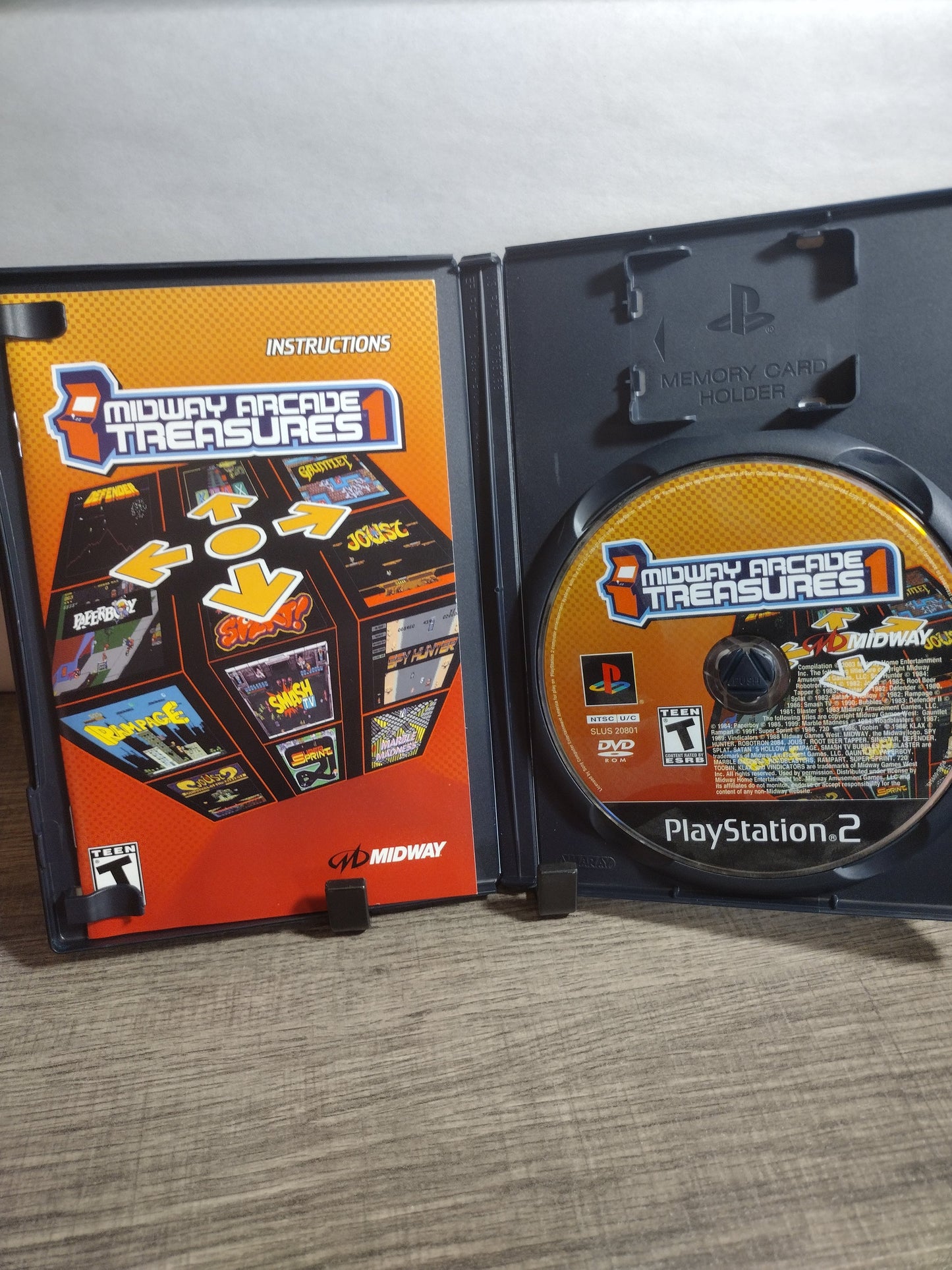 Midway Arcade Treasures Volume 1 CIB tested and working