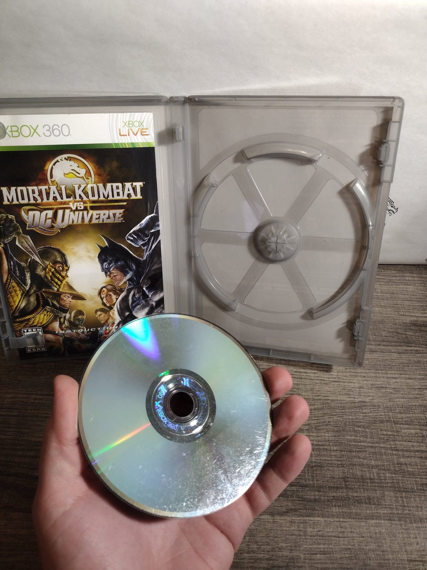 Mortal Kombat vs DC Universe Platinum Hits CIB tested and working