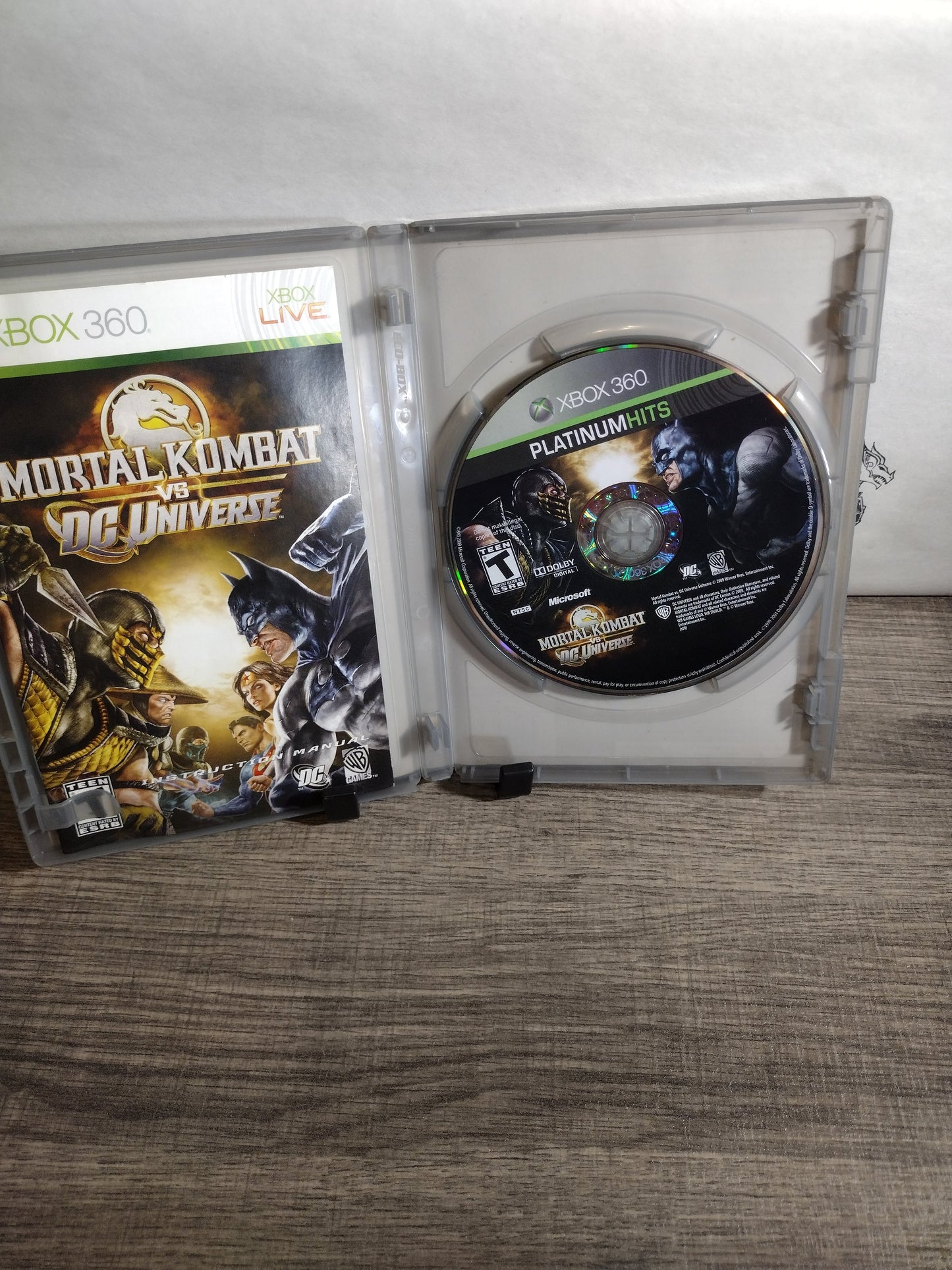 Mortal Kombat vs DC Universe Platinum Hits CIB tested and working