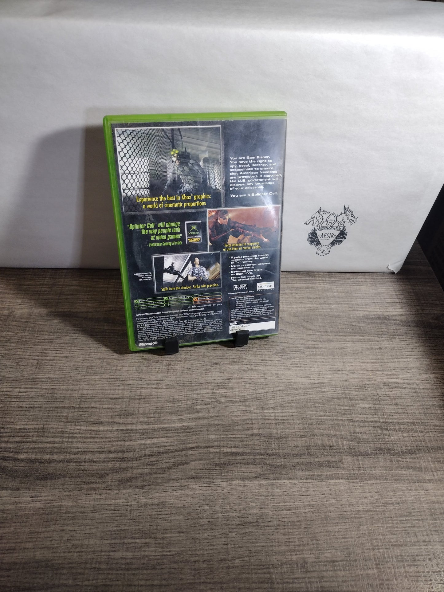 Splinter Cell Not for Resale - MM tested and working