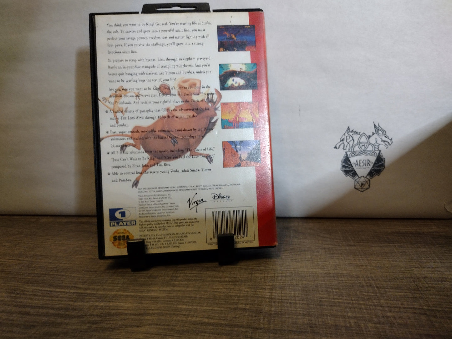 The Lion King Sega Genesis CIB Tested and working