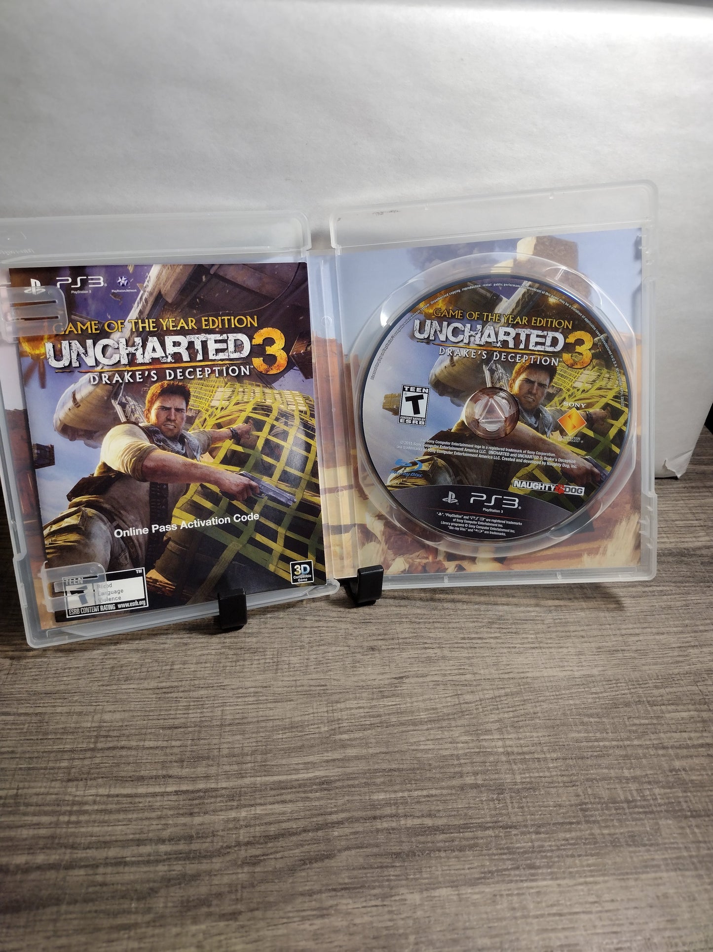 Uncharted 3: Drakes Deception Game of The Year - cib tested and working